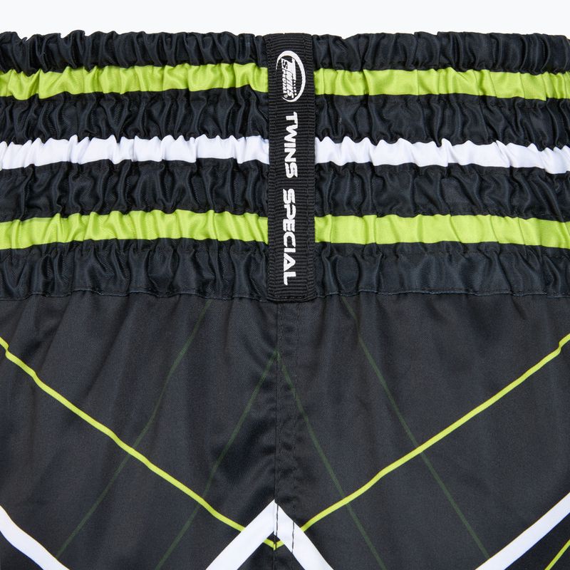 Treniruočių šortai Twins Special Muay Thai Twins Racing black/yellow/white/red 4
