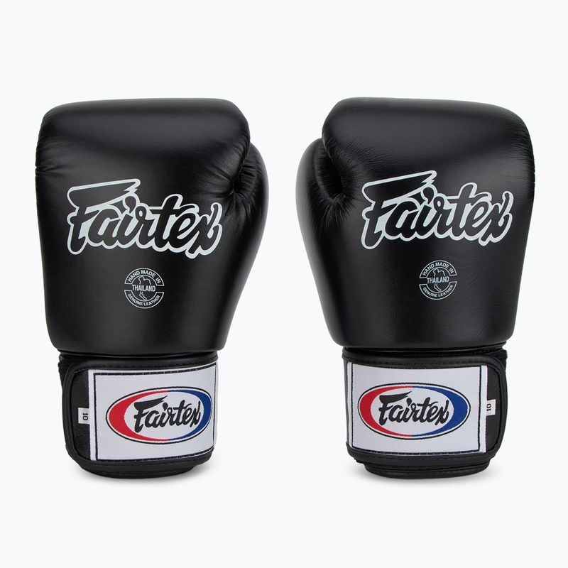 Bokso pirštinės Fairtex Universal "Tight-Fit" Design black 2