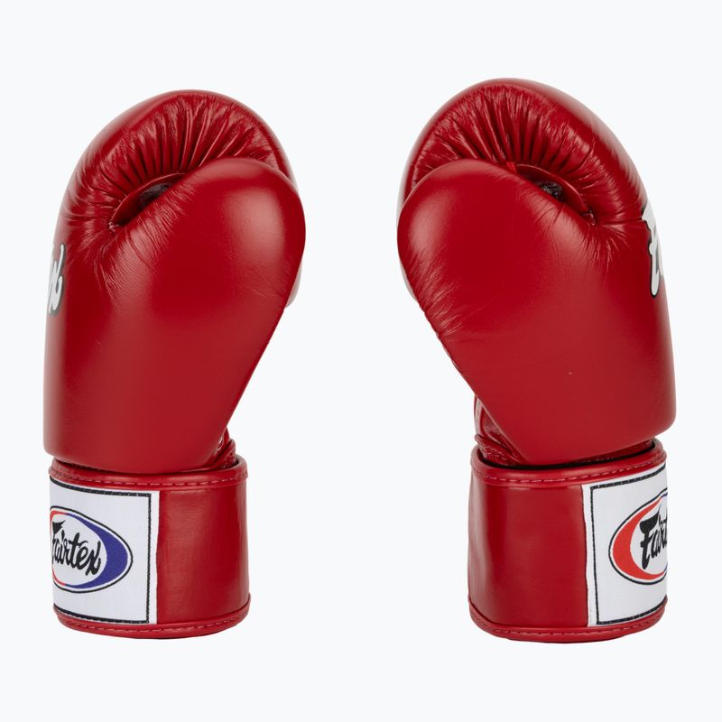 Bokso pirštinės Fairtex Universal "Tight-Fit" Design red 4