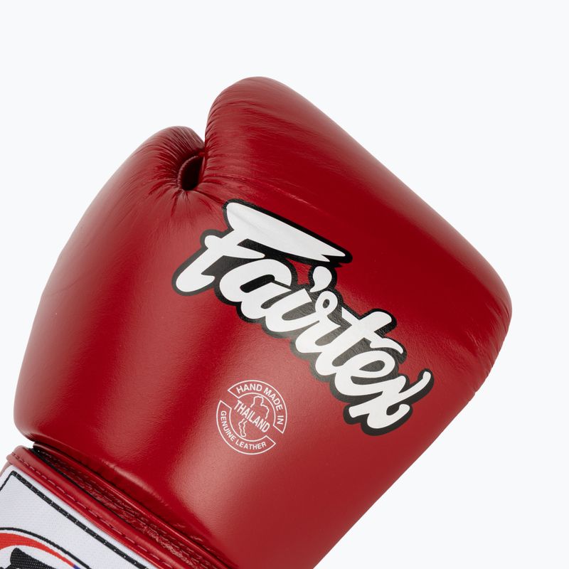 Bokso pirštinės Fairtex Universal "Tight-Fit" Design red 5