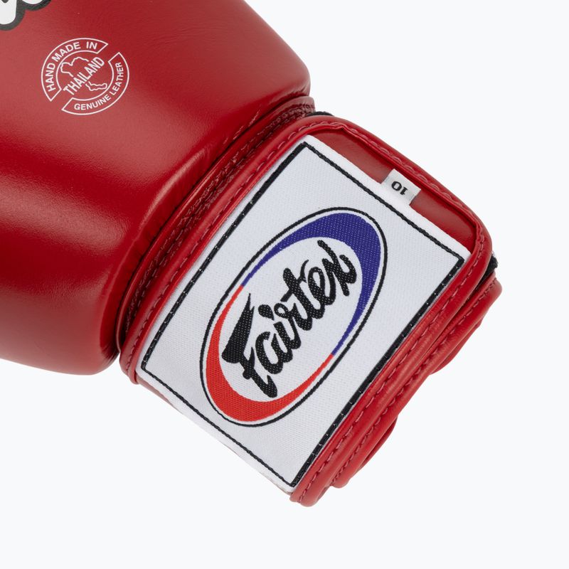 Bokso pirštinės Fairtex Universal "Tight-Fit" Design red 6