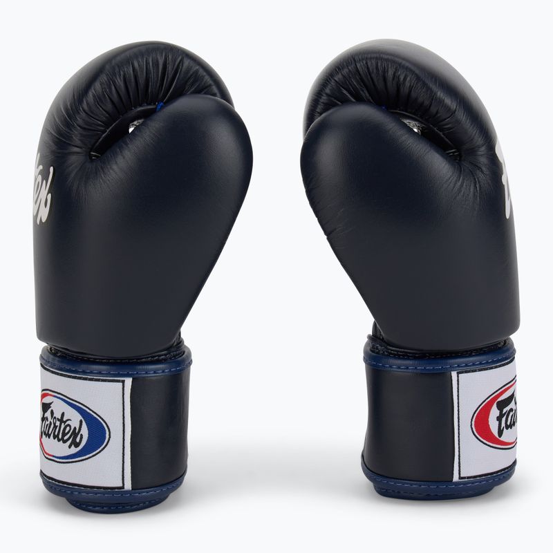 Bokso pirštinės Fairtex Universal "Tight-Fit" Design blue 4