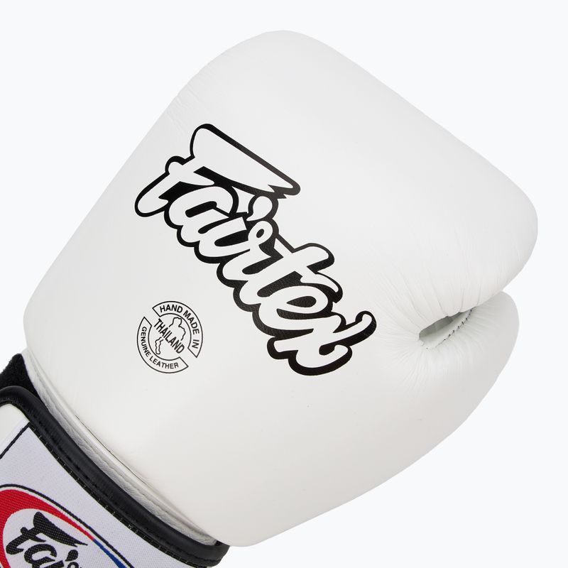 Bokso pirštinės Fairtex Universal "Tight-Fit" Design white 5