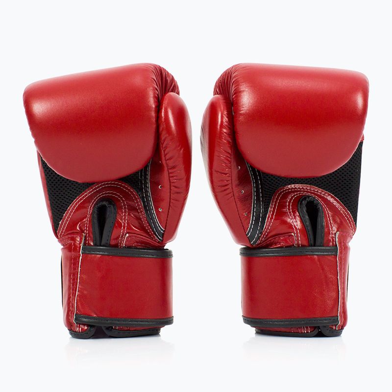 "Fairtex Universal" kvėpuojančios raudonos bokso pirštinės 2