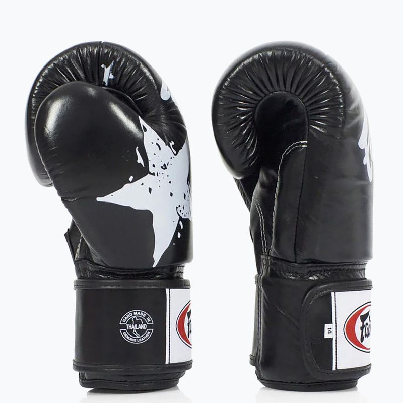 Bokso pirštinės Fairtex "Tight-Fit" Design-Nation Prints Collection black 4