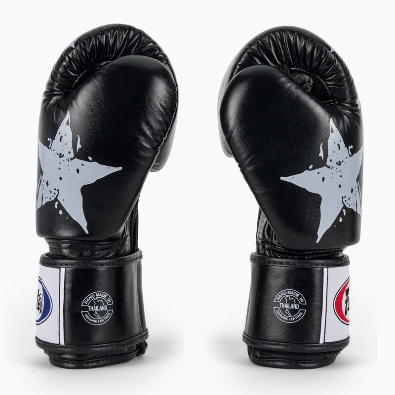 Bokso pirštinės Fairtex "Tight-Fit" Design-Nation Prints Collection black 4