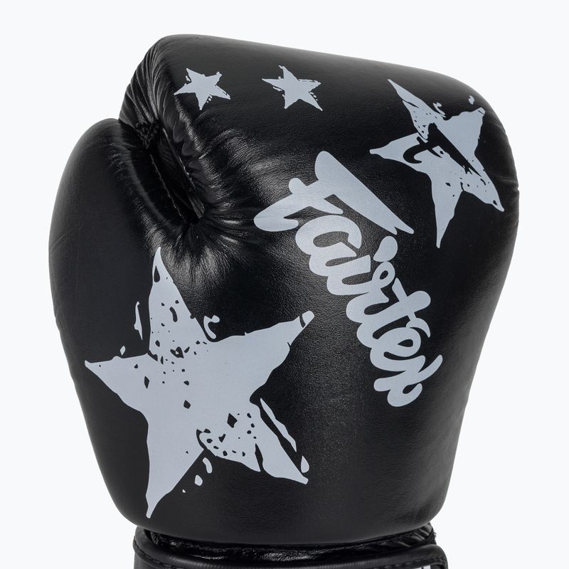 Bokso pirštinės Fairtex "Tight-Fit" Design-Nation Prints Collection black 5