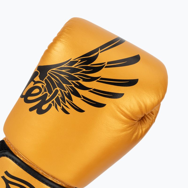 Bokso pirštinės Fairtex Universal "Tight-Fit" Design Falcon gold 5