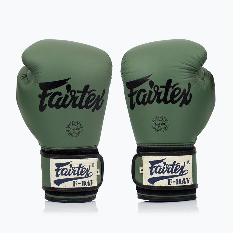 Bokso pirštinės Fairtex F-DAY Limited Edition pickle