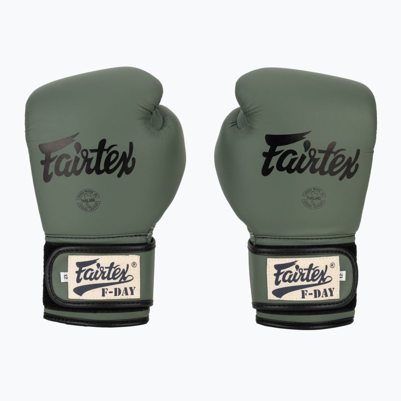 Bokso pirštinės Fairtex F-DAY Limited Edition pickle 2