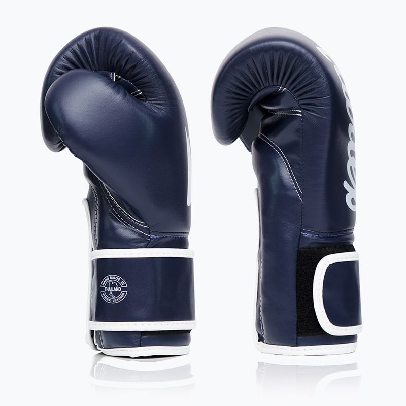 Bokso pirštinės Fairtex Microfiber blue 3