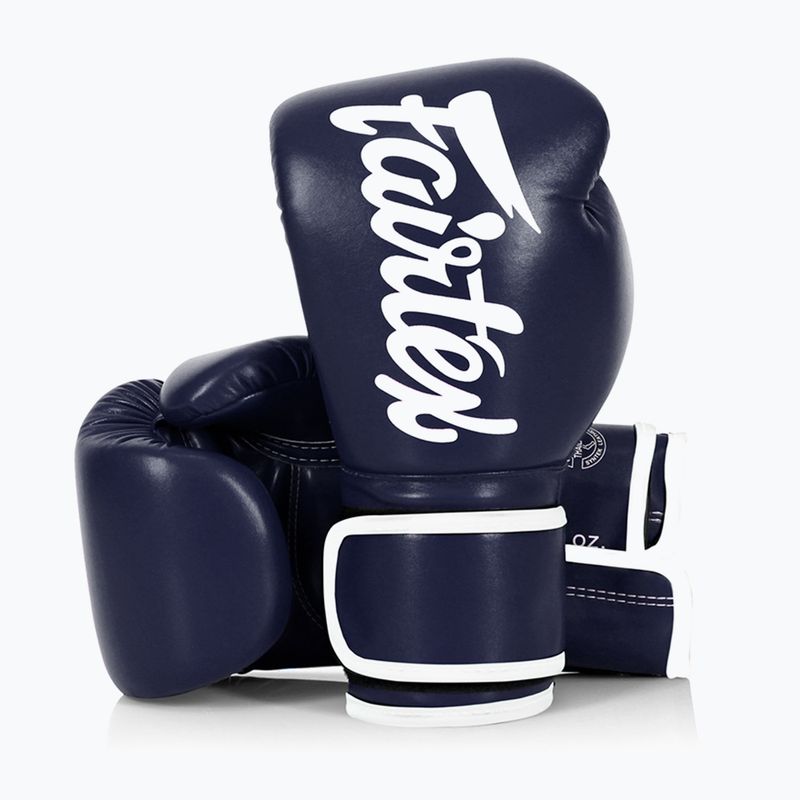 Bokso pirštinės Fairtex Microfiber blue 4