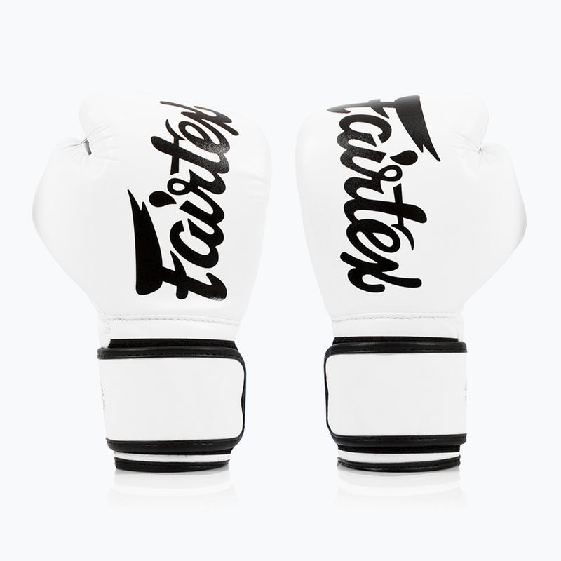 Bokso pirštinės Fairtex Microfiber white