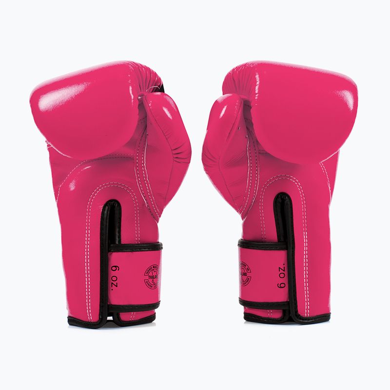Bokso pirštinės Fairtex Microfiber pink/black 2