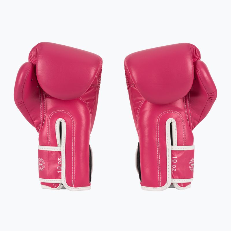 Bokso pirštinės Fairtex Microfiber pink/white 3