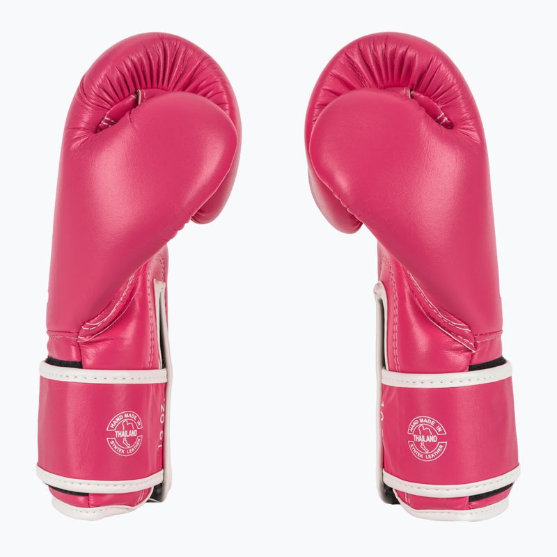 Bokso pirštinės Fairtex Microfiber pink/white 4