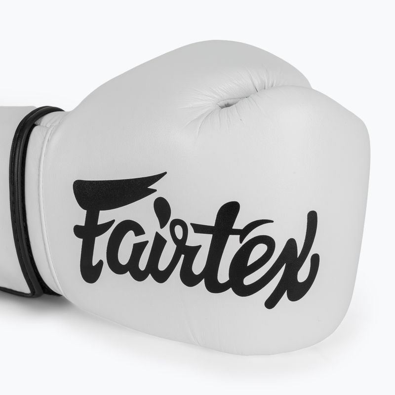 Bokso pirštinės Fairtex Microfiber white 5