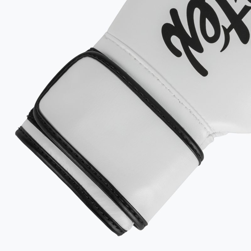 Bokso pirštinės Fairtex Microfiber white 6