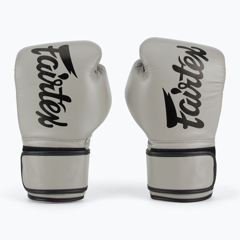 Bokso pirštinės Fairtex Microfiber gray 2