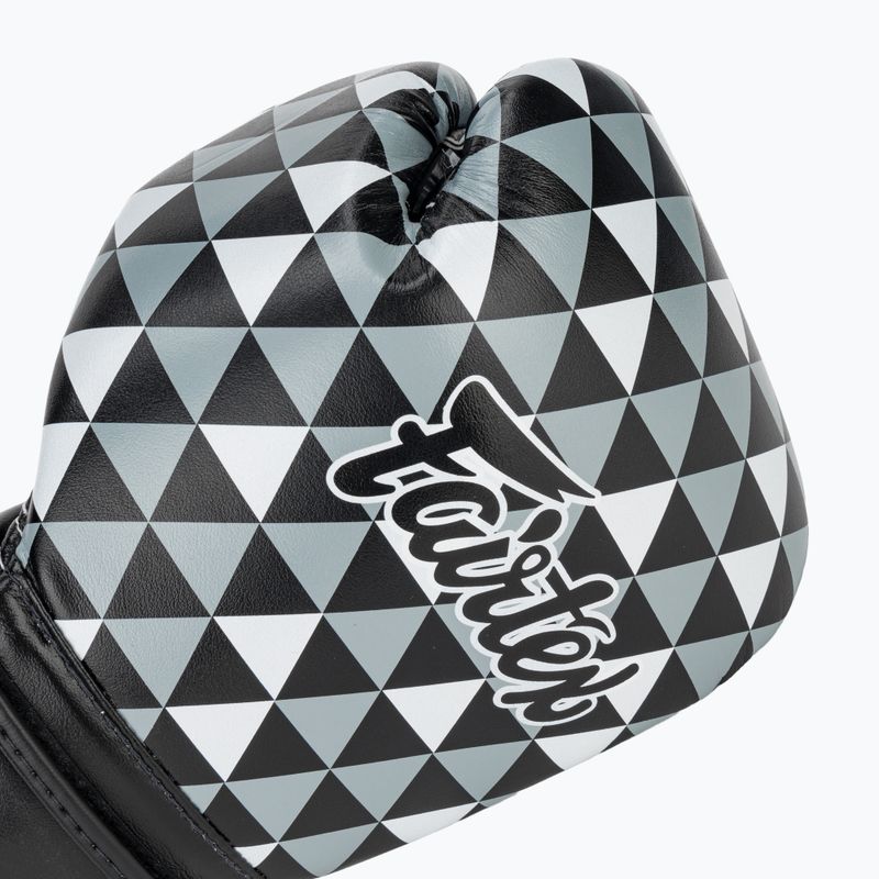 Bokso pirštinės Fairtex Microfiber Art Prism black 5