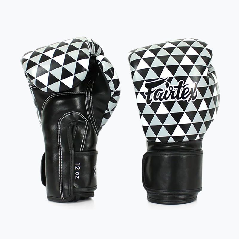 Bokso pirštinės Fairtex Microfiber Art Prism black