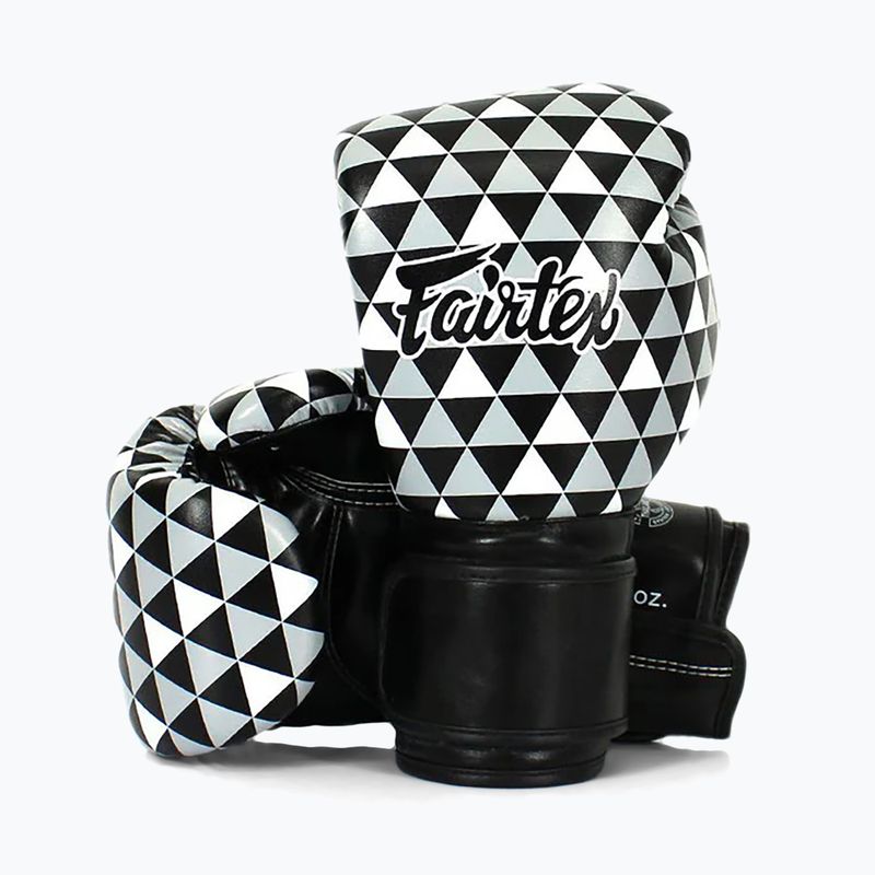 Bokso pirštinės Fairtex Microfiber Art Prism black 2