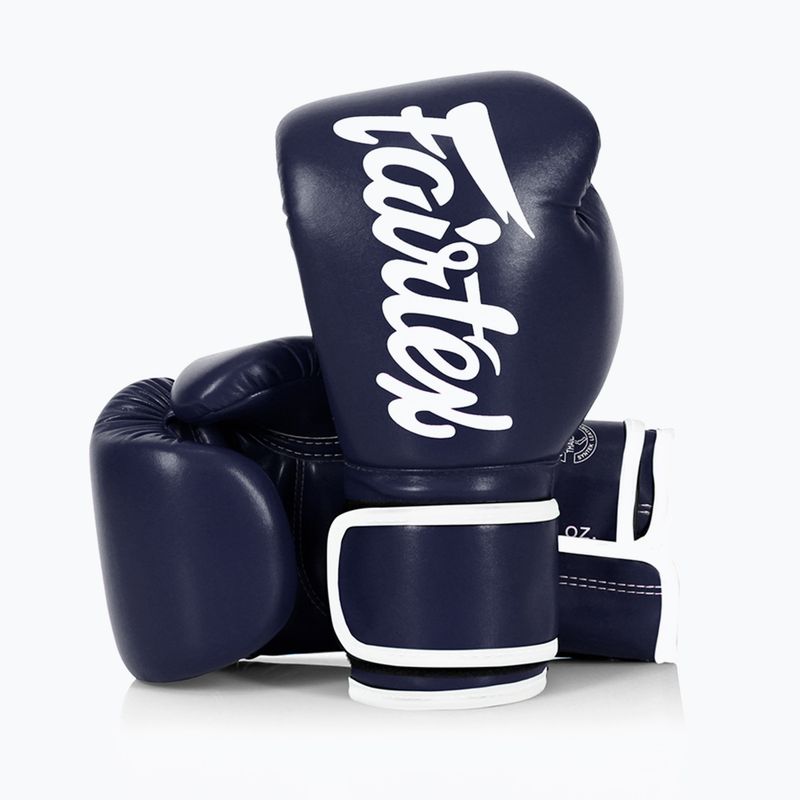 Bokso pirštinės Fairtex Microfiber Art Collections Blue Wave blue 4