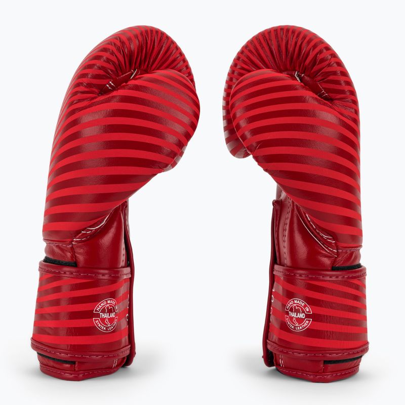 Bokso pirštinės Fairtex Microfiber Art Collections Minimalism Art red 4