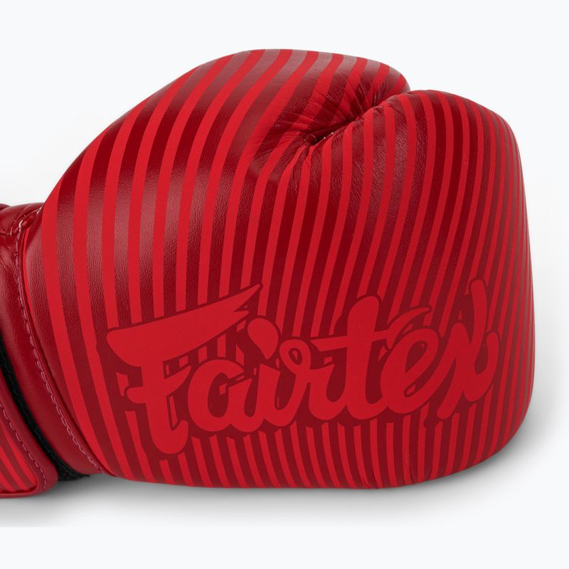 Bokso pirštinės Fairtex Microfiber Art Collections Minimalism Art red 5