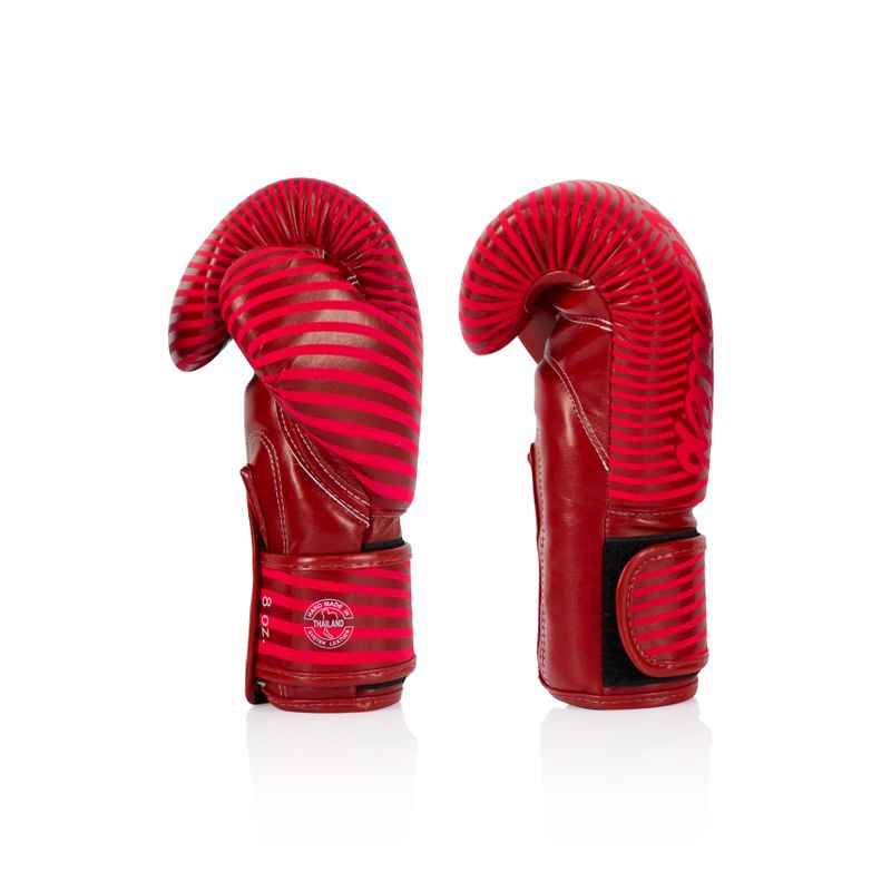 Bokso pirštinės Fairtex Microfiber Art Collections Minimalism Art red 3