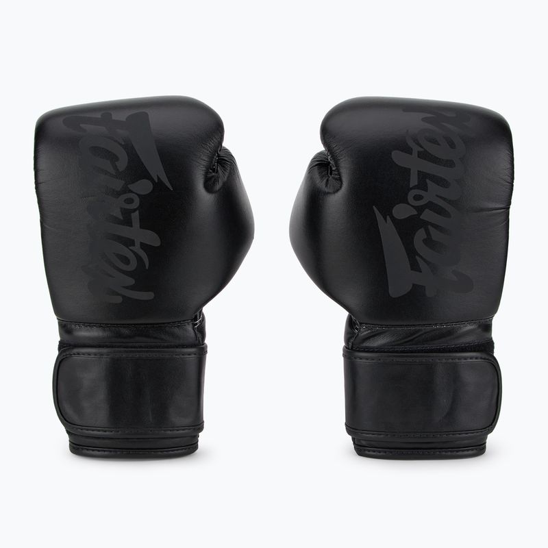 Bokso pirštinės Fairtex Microfiber Art Collection Solid black 2
