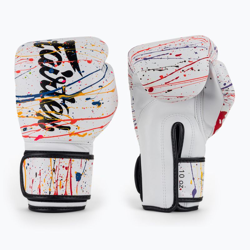 Bokso pirštinės Fairtex Microfiber Art Collections Painter white
