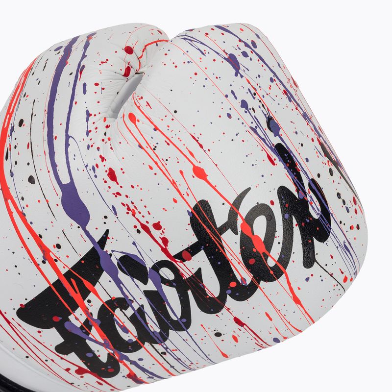 Bokso pirštinės Fairtex Microfiber Art Collections Painter white 5
