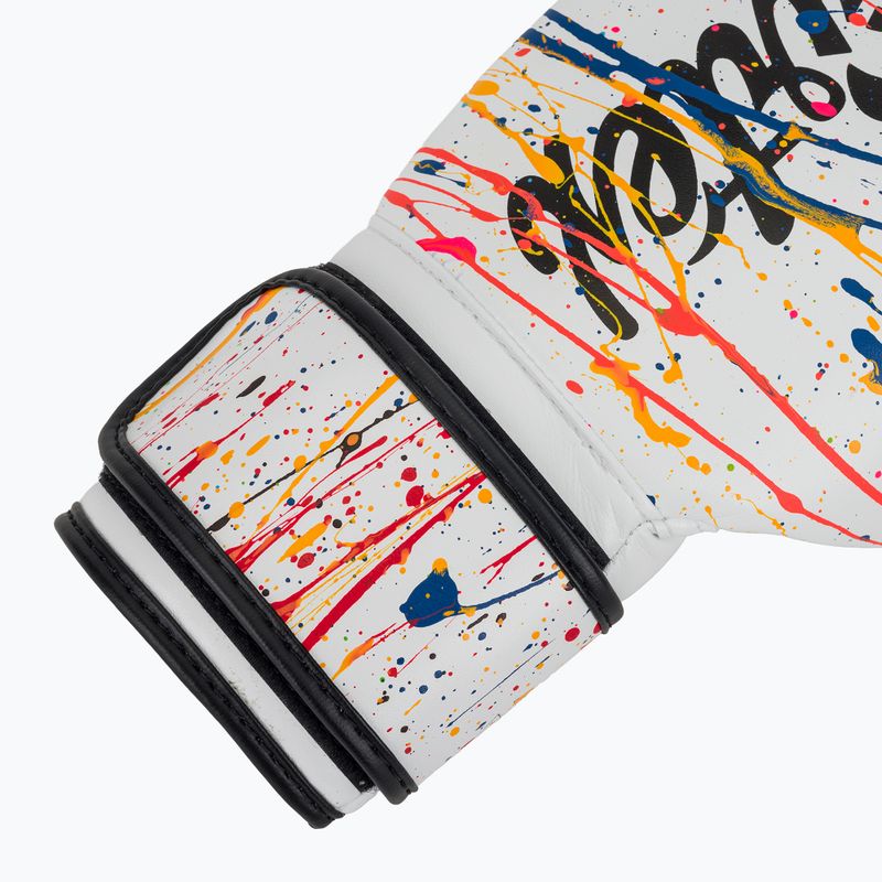 Bokso pirštinės Fairtex Microfiber Art Collections Painter white 6
