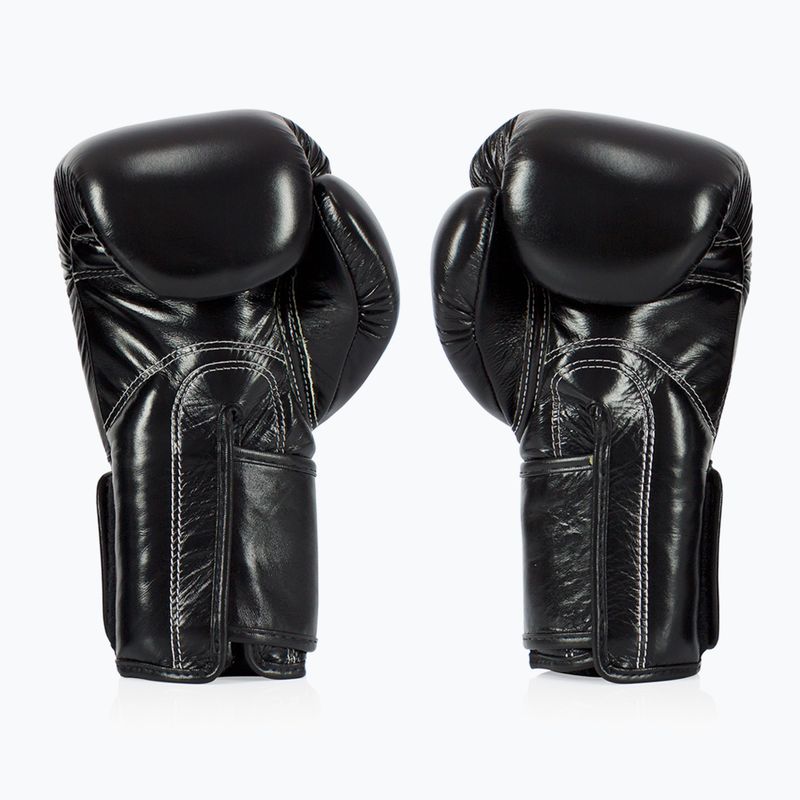 "Fairtex Super Sparring" bokso pirštinės su užfiksuotu nykščiu juodos spalvos 2