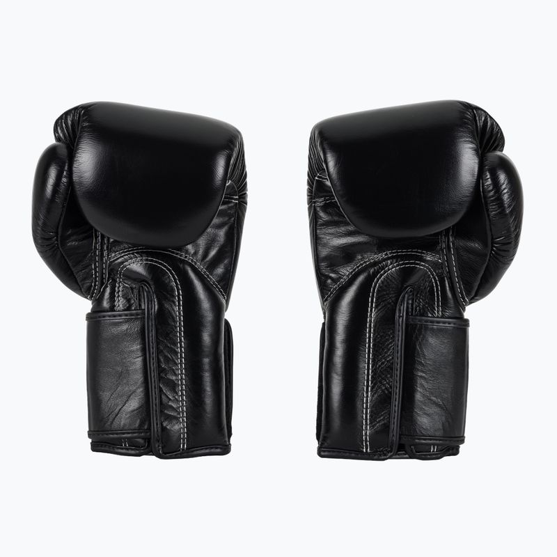 Fairtex Super Sparring bokso pirštinės su užfiksuotu nykščiu juodos spalvos 3