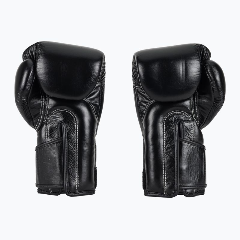 Fairtex stilingos kampuotos bokso pirštinės su užfiksuotu nykščiu juodos spalvos 3
