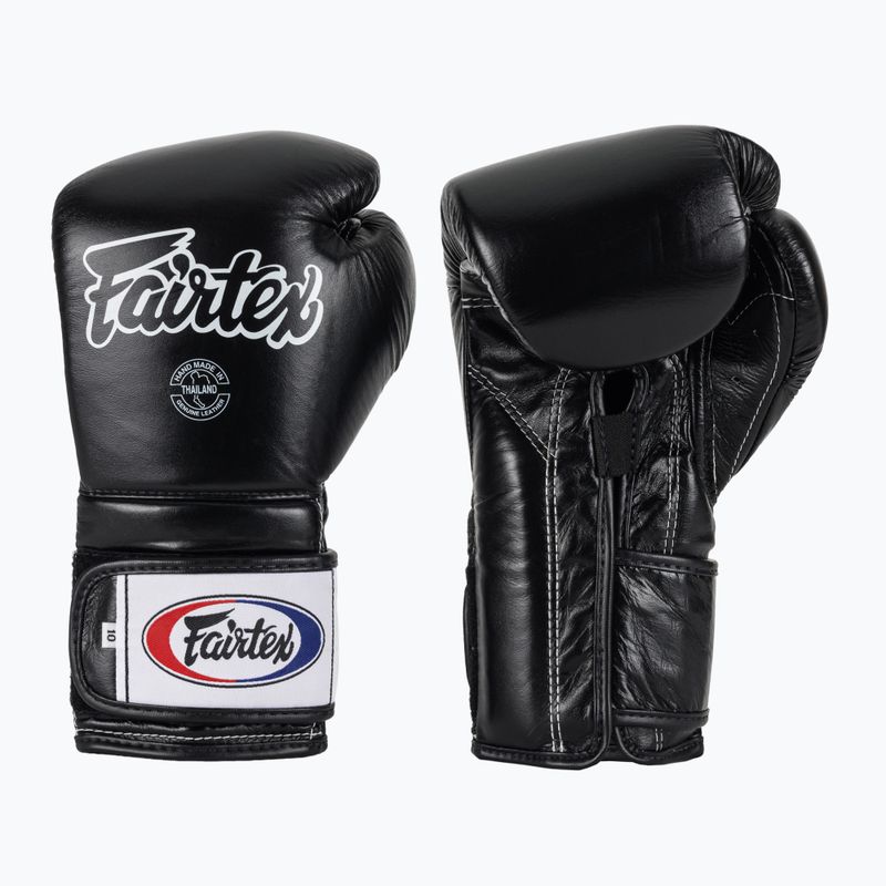 Bokso pirštinės Fairtex Heavy Hitter's Mexican Style black