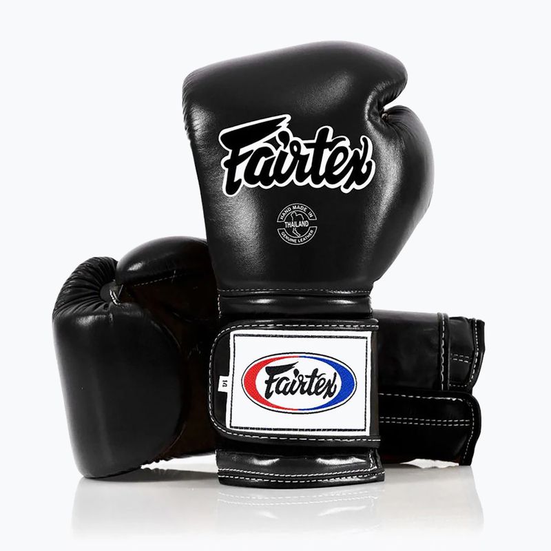 Bokso pirštinės Fairtex Heavy Hitter's Mexican Style black 4