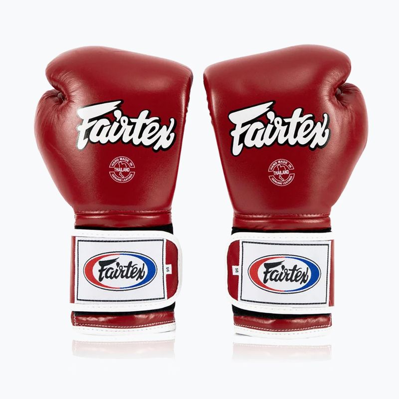 Bokso pirštinės Fairtex Heavy Hitter's Mexican Style red