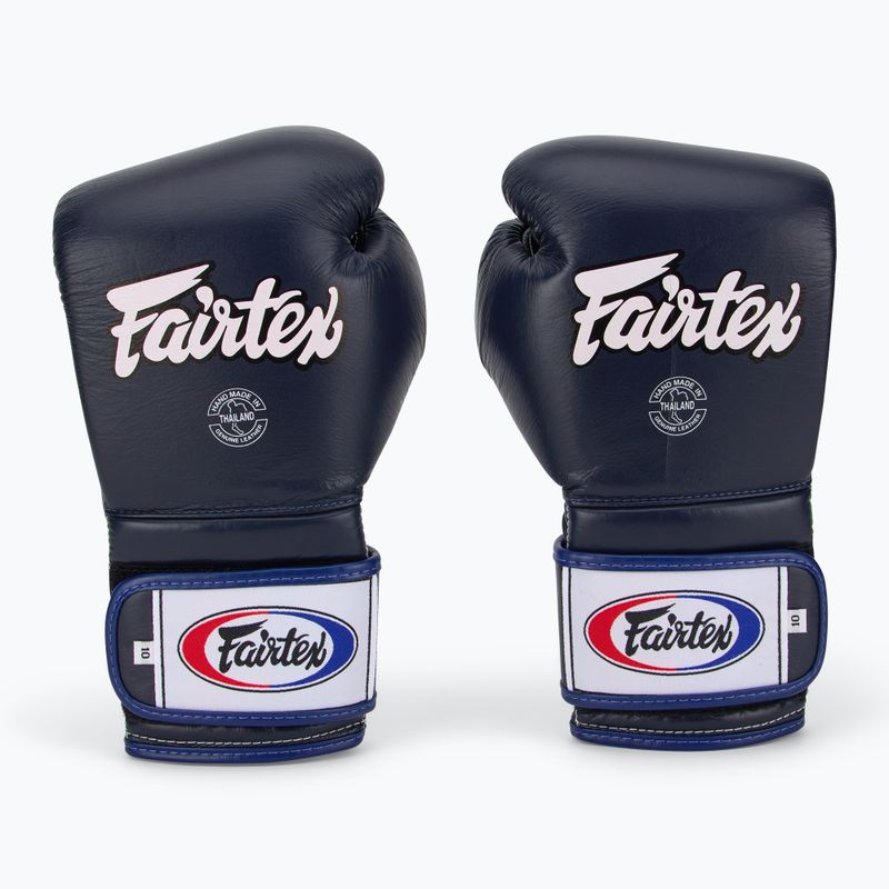 Bokso pirštinės Fairtex Heavy Hitter's Mexican Style blue 2