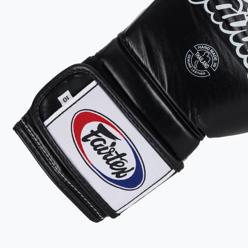 Bokso pirštinės Fairtex Heavy Hitter's Mexican Style black/yellow 6