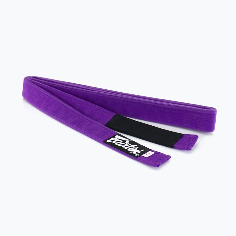 Braziliškas džiu-džitsu diržas Fairtex Cotton purple