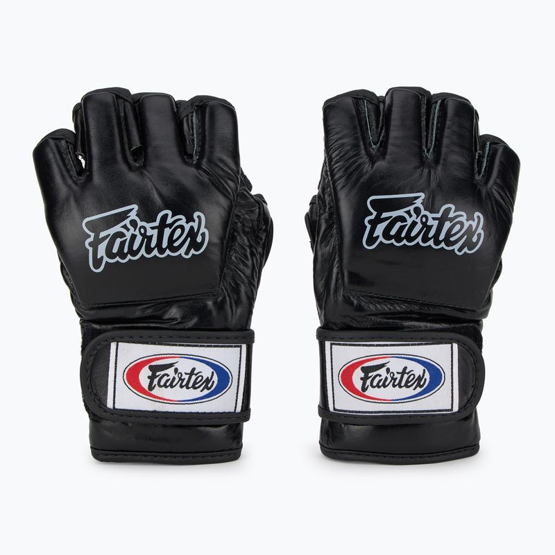 Pirštinės MMA Fairtex "Open Thumb Loop" black 2