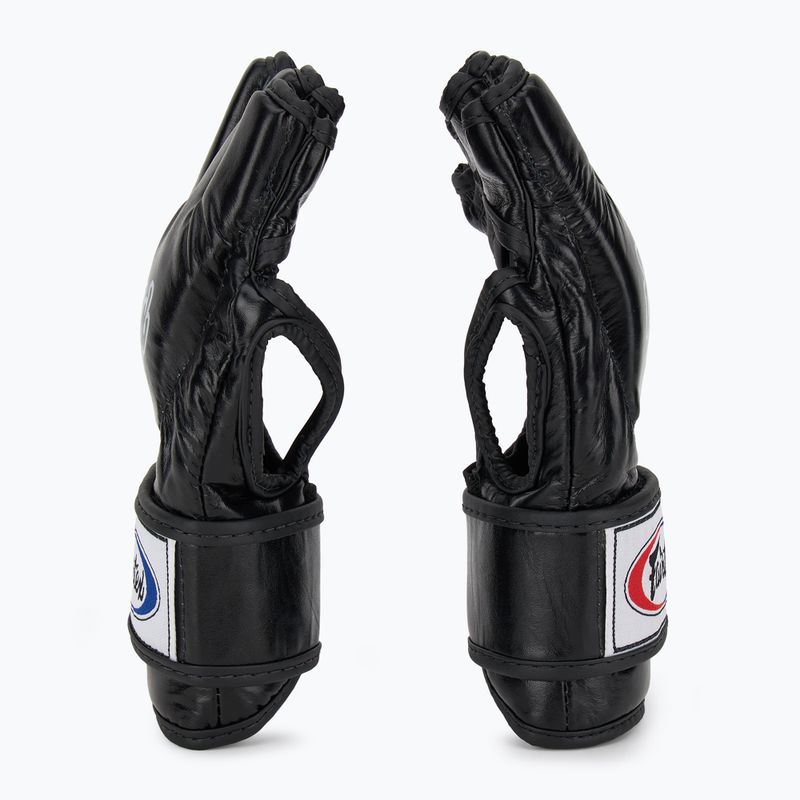 Pirštinės MMA Fairtex "Open Thumb Loop" black 4