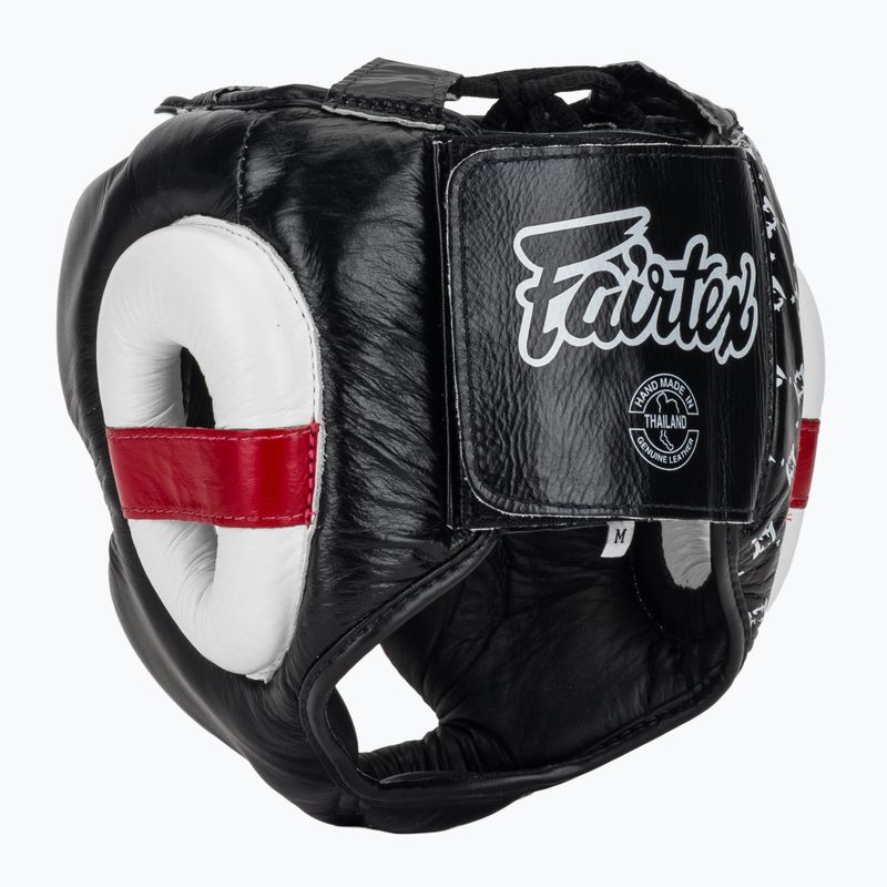 Bokso šalmas Fairtex Super Sparring black/white 3