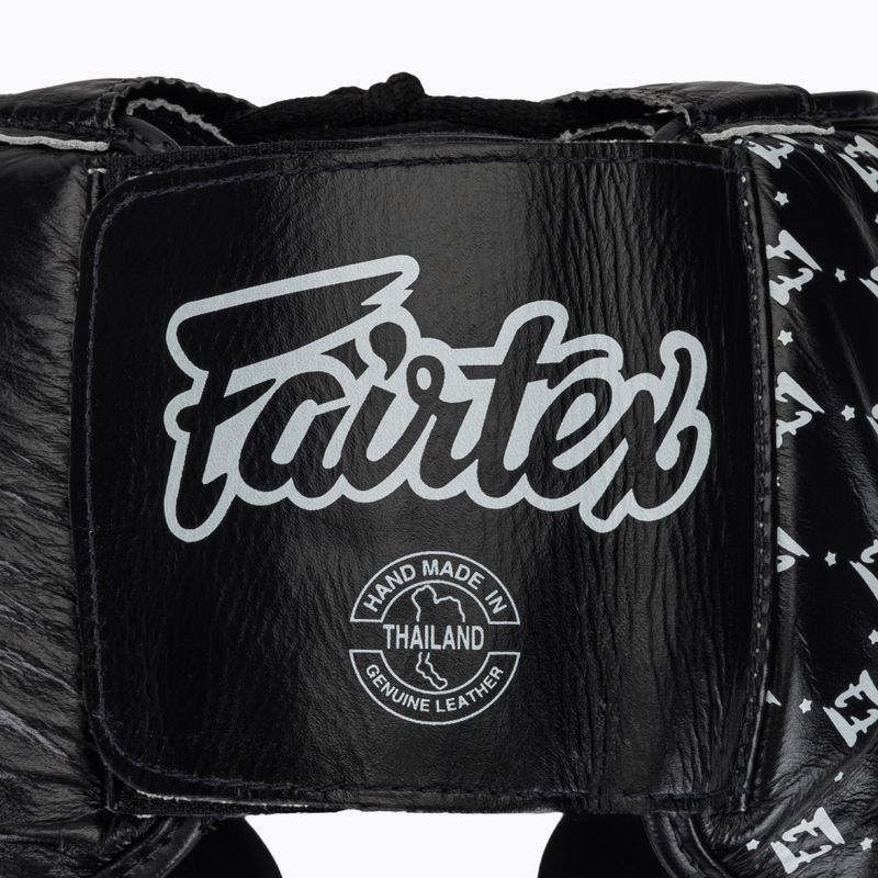 Bokso šalmas Fairtex Super Sparring black/white 5