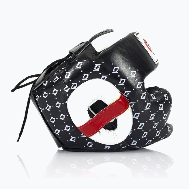 Bokso šalmas Fairtex Super Sparring black/white 3