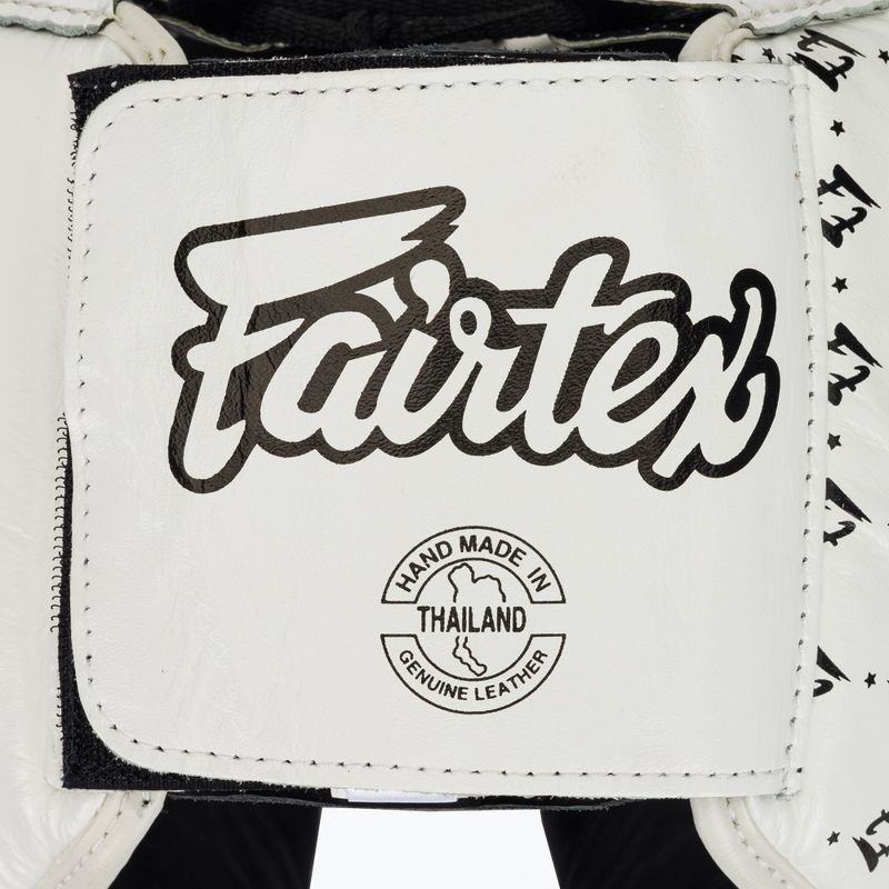 Bokso šalmas Fairtex Super Sparring white/black 5
