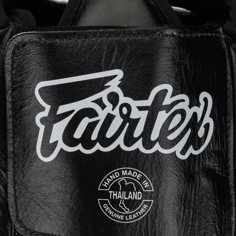Bokso šalmas Fairtex Diagonal Vision Sparring Headguard - Full Head Coverage black/red 5
